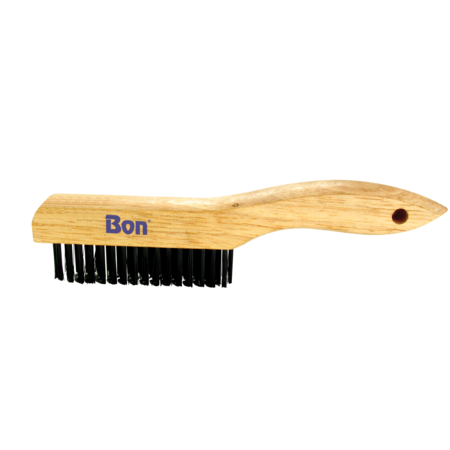 BON TOOL Bon 84-163 Wire Brush, Shoe Handle, 10" No Scraper 84-163